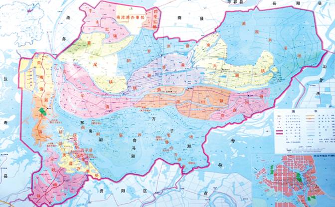 2007年版沅江地图